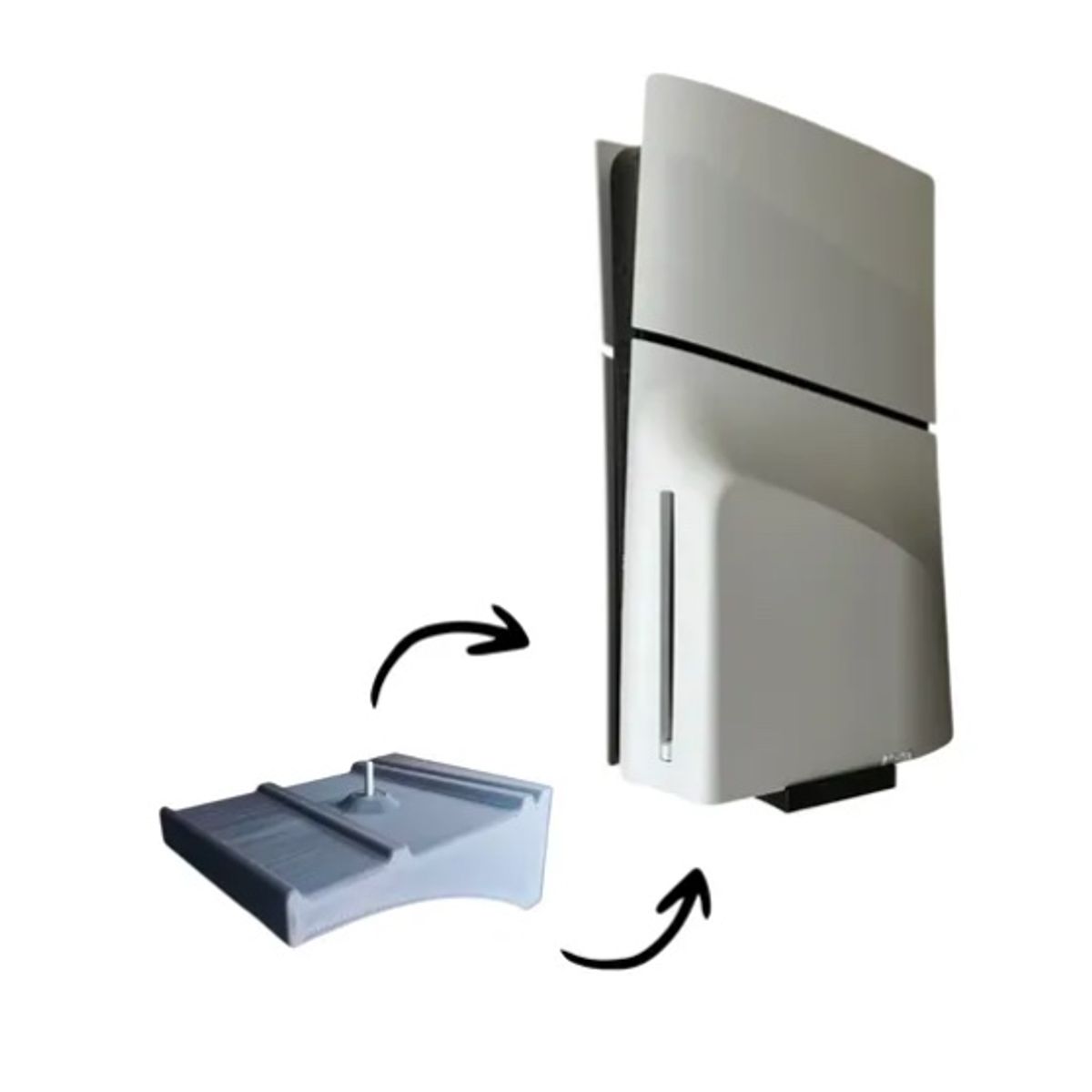 ATLAS - Soporte De Pared Para Playstation 5 Slim Version Con Disco.