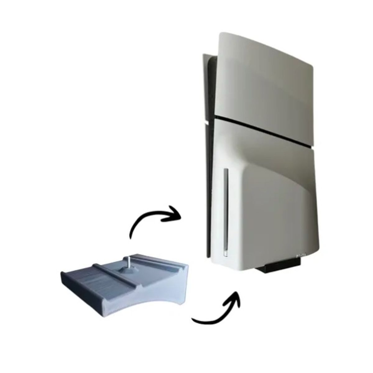 ATLAS - Soporte De Pared Para Playstation 5 Slim Version Con Disco.