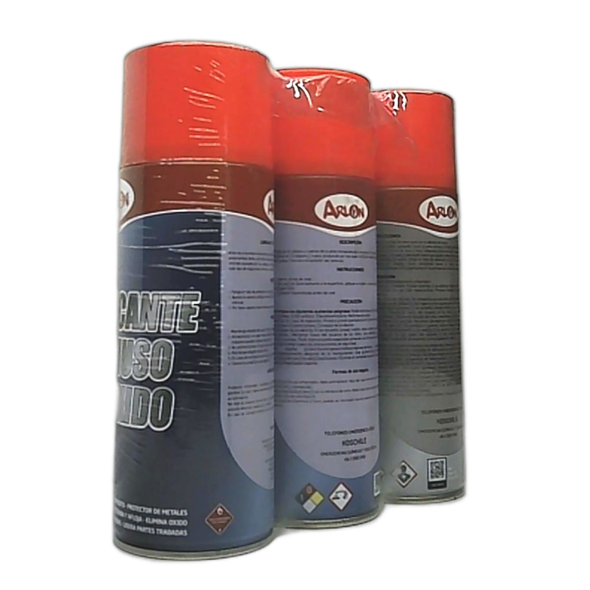 GENERICO - Set Limpieza Silicona 450ml  Limpia Carburador 450ml  Lubricante Multiuso 450ml ARLON