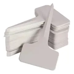 GENERICO - Etiqueta Para Plantas Reutilizables 100unidades Blanco