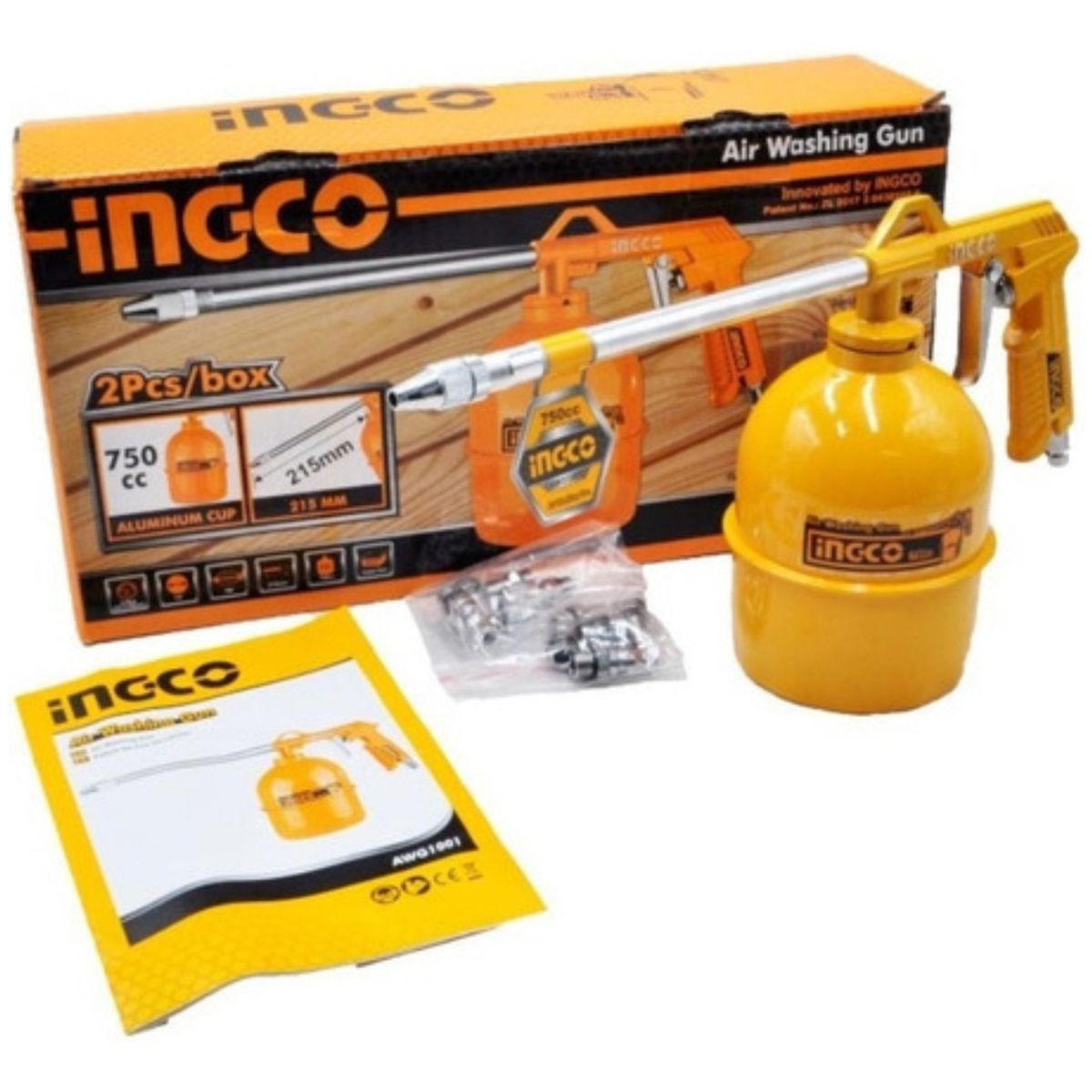 INGCO - Pistola Pulverizador De Limpieza Neumatica Ingco Awg1001