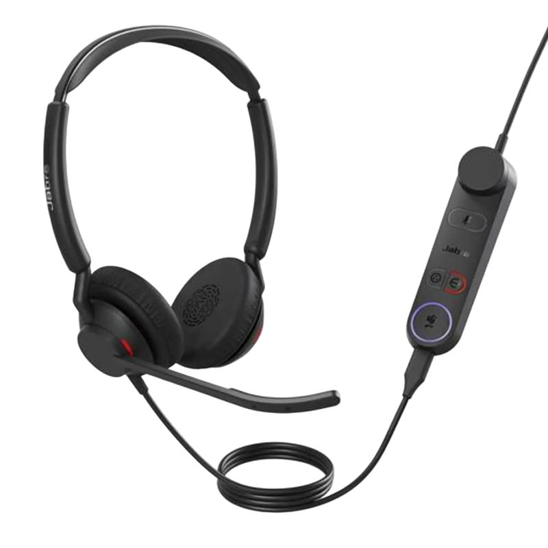 JABRA - Audífonos con Micrófono Jabra Engage 50 II USB-C ANC Stereo Microfono