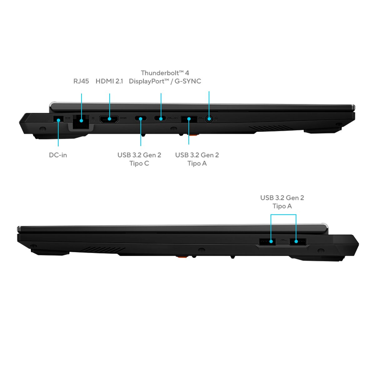 ASUS - Notebook ASUS TUF Gaming F16 FX608 I7 16gb RAM 512gb SSD RTX 5050 16"