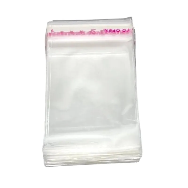 GENERICO - Pack 100 Bolsas Celofán Cierre Con Adhesivo 4x5cm