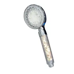 GENERICO - Cabezal ducha led rgb teléfono mango filtro ahorro agua colo