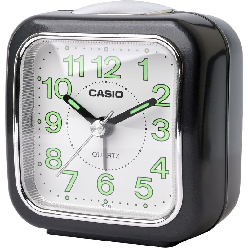 CASIO - RELOJ DESPERTADOR CASIO TQ142-1DF ANALOGO CON LUZ LED