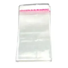 GENERICO - Pack 100 Bolsas Celofán Cierre Con Adhesivo 5x8cm