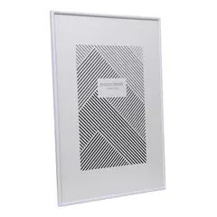 GENERICO - Marco 40x60 cm plástico con acrílico color blanco