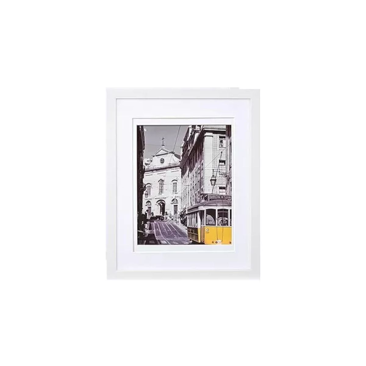 GENERICO - Pack de 5 Marcos para Foto Portarretrato A4 Cuadro Blanco