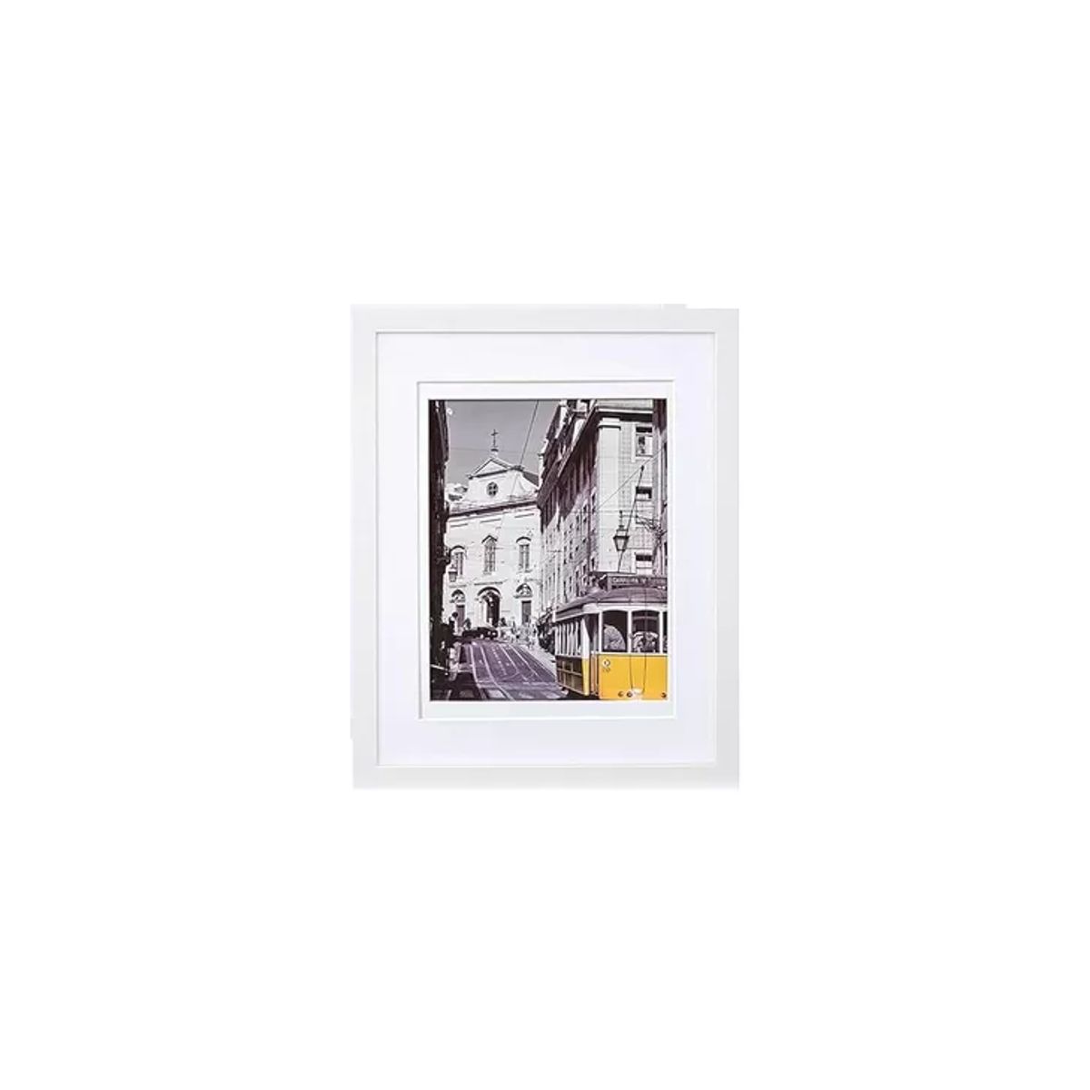 GENERICO - Pack de 5 Marcos para Foto Portarretrato A4 Cuadro Blanco