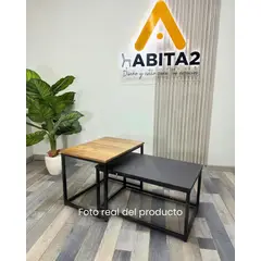 HABITA2 CHILE - SET 2 MESAS DE CENTRO MEDITERRANEAS