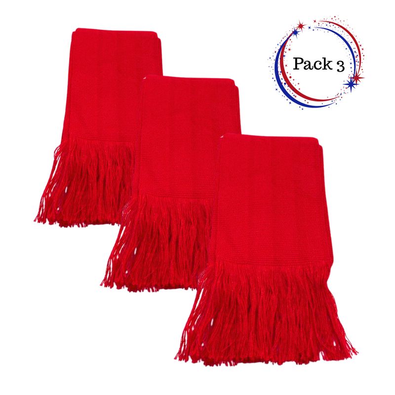 EKOL TACTICA MILITAR - Pack 3 Fajas Traje Huaso Colores Fiestas Patrias Viva Chile 7x105cm