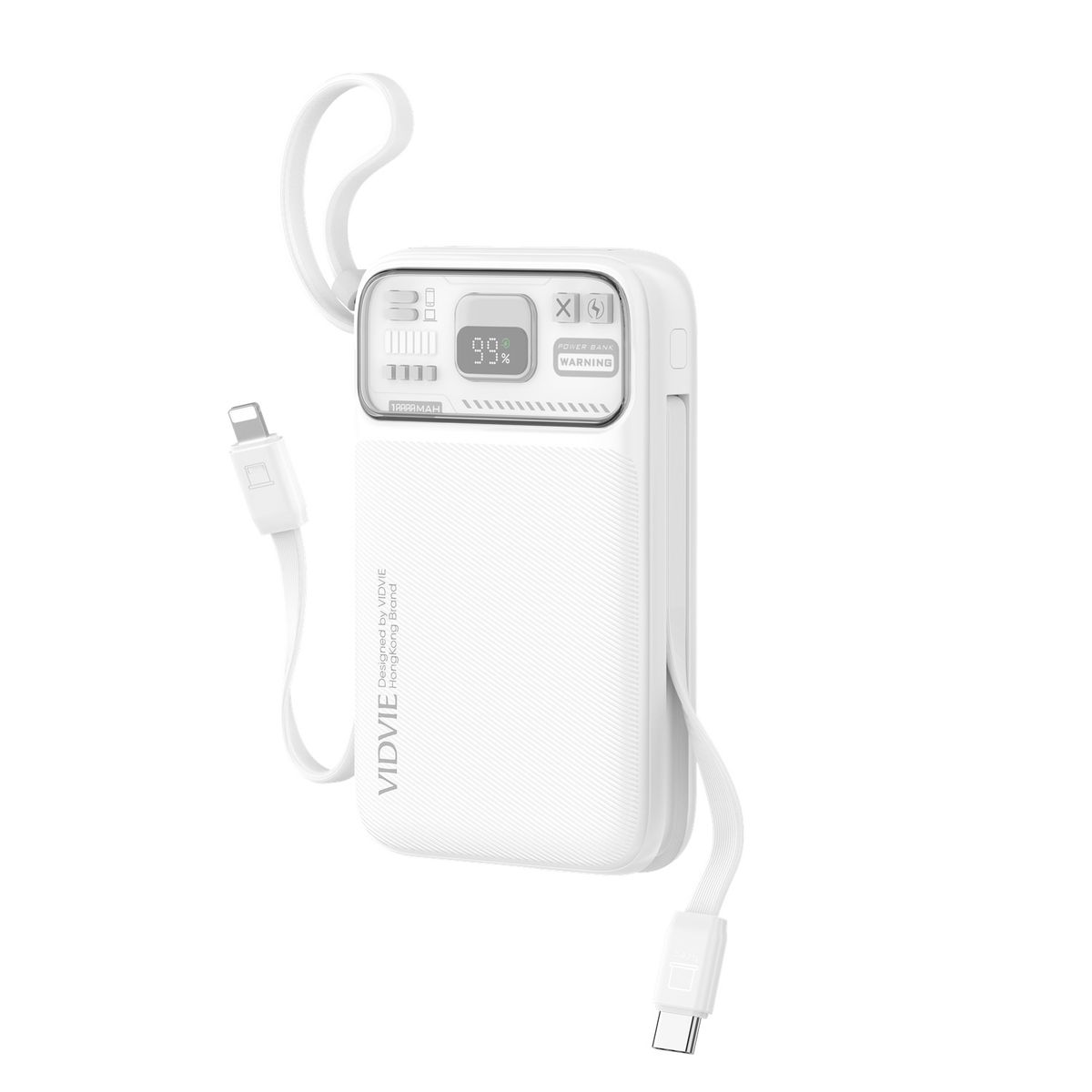 GENERICO - Power Bank De 10.000 Mah Vidvie Cargador Inalambrico 2 En 1