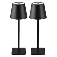 Lampara Led Mesa Set 2 Velador Escritorio 2 Alturas