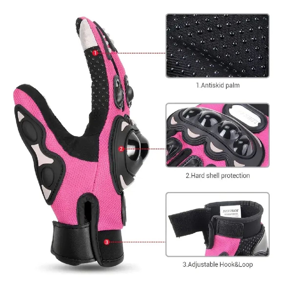 GENERICO - Guantes De Moto Para Mujer