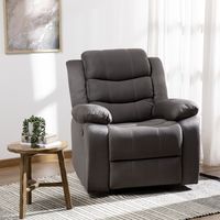 Berger Reclinable Moderno Gris Norman 2011CHGR