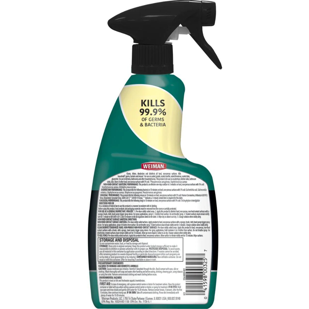 WEIMAN - Desinfectante Granito y Piedra Weiman 946ml