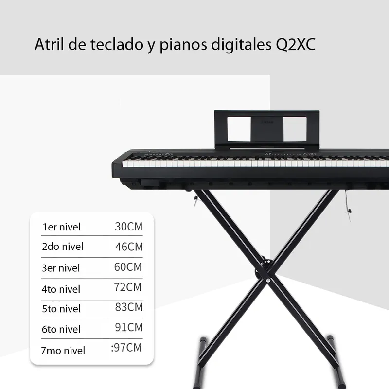 CASIO - Teclado Casio 61 Teclas Iluminadas + Transformador y. Atril