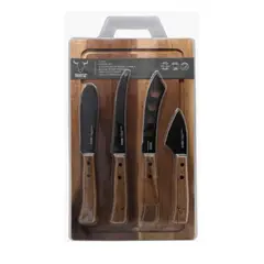 ACACIA - Tabla Para Aperitivos Wayu + 4 Cuchillos