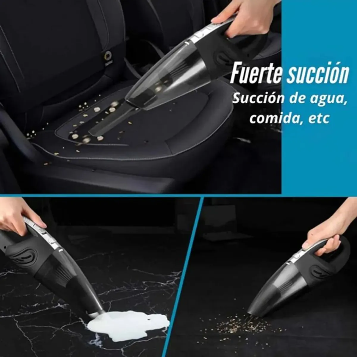 MOVI - Aspiradora de Mano Inalámbrica para Auto y Hogar 120W