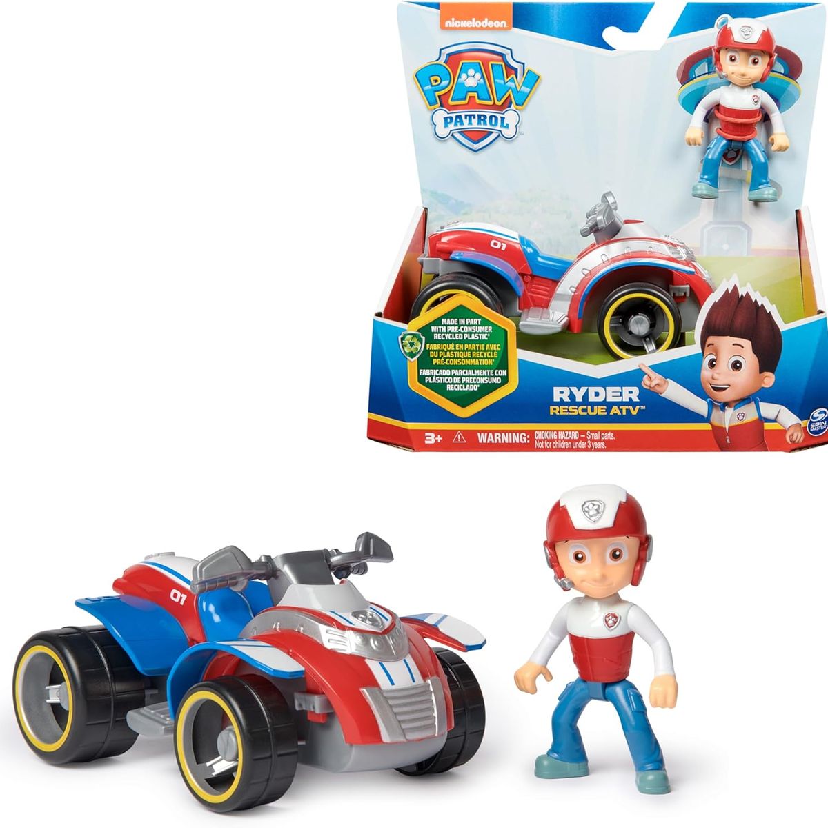 PAW PATROL - Ryder Paw Patrol Auto Moto Patrulla Juguete Atv Original
