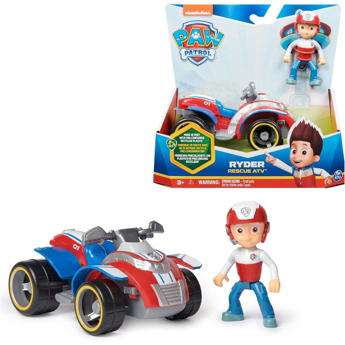 PAW PATROL - Ryder Paw Patrol Auto Moto Patrulla Juguete Atv Original
