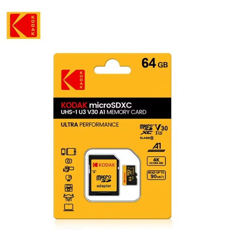 GENERICO - Tarjeta de Memoria 64 GB + Adaptador