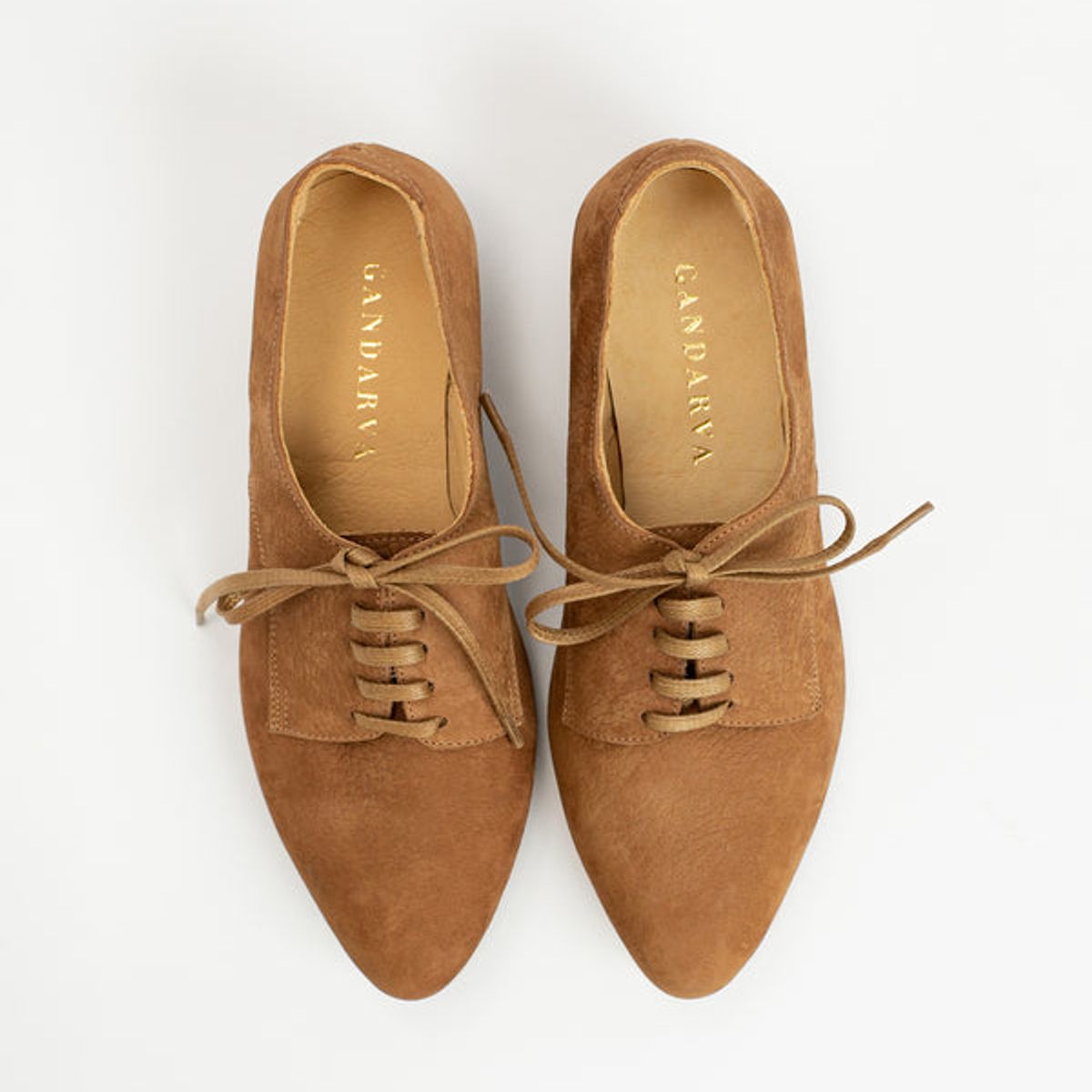 GANDARVA - Zapato Mujer de Cuero Antonia Café