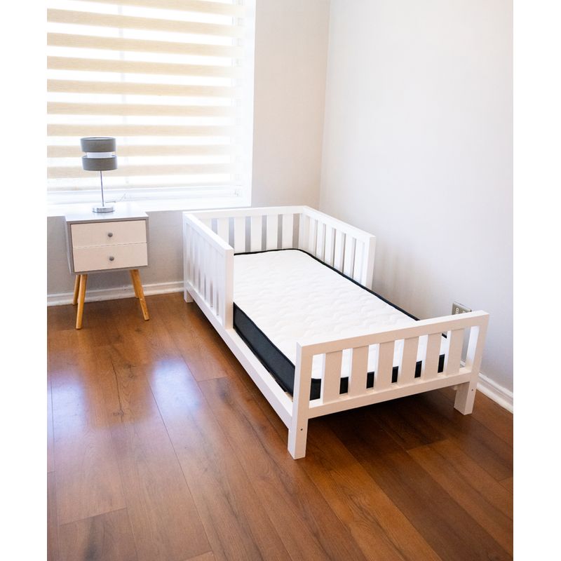 GENERICO - Cama de transición blanca Incluye colchón