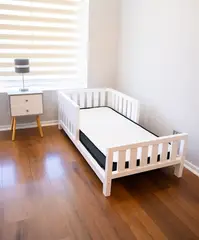 GENERICO - Cama de transición blanca Incluye colchón
