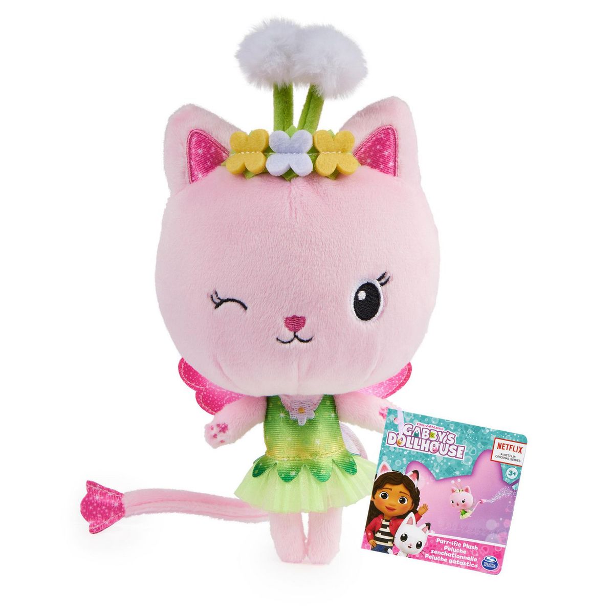 GABBYS DOLLHOUSE - Peluche La Casa De Muñeca De Gabby Hada Gatina 20cm Original