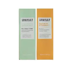 GENERICO - Dúo de Sérum Revitaliza tu Piel con Ácido Hialurónico y Vitamina C