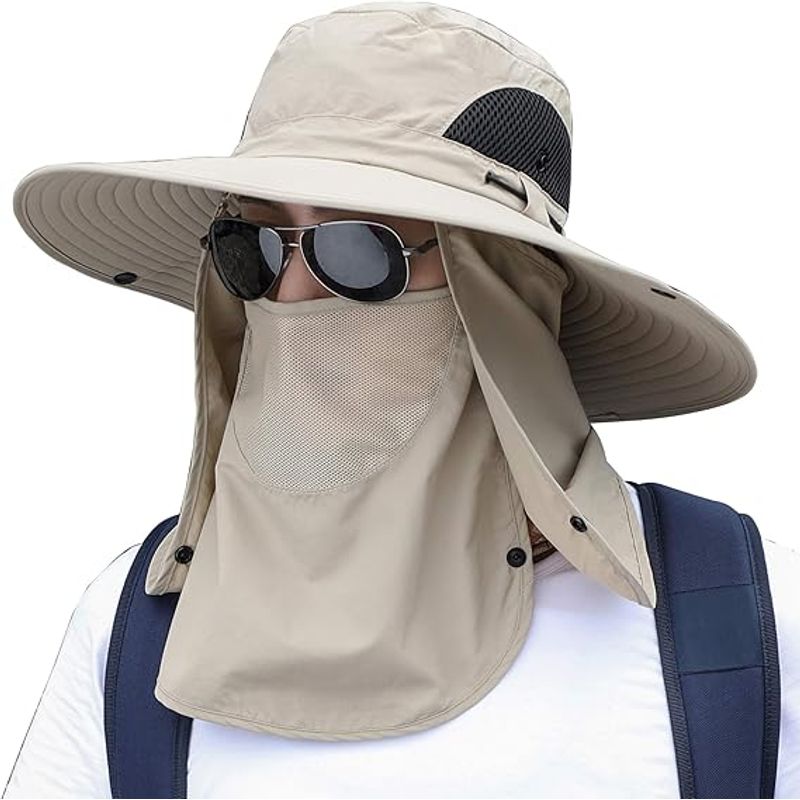 ATURE - Sombrero Para El Sol Con Proteccion Para Cuello Y Cara
