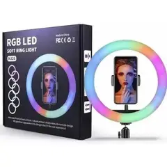 NO LOGO - Aro De Luz De Colores Youtuber Regalo Tripode 1.80
