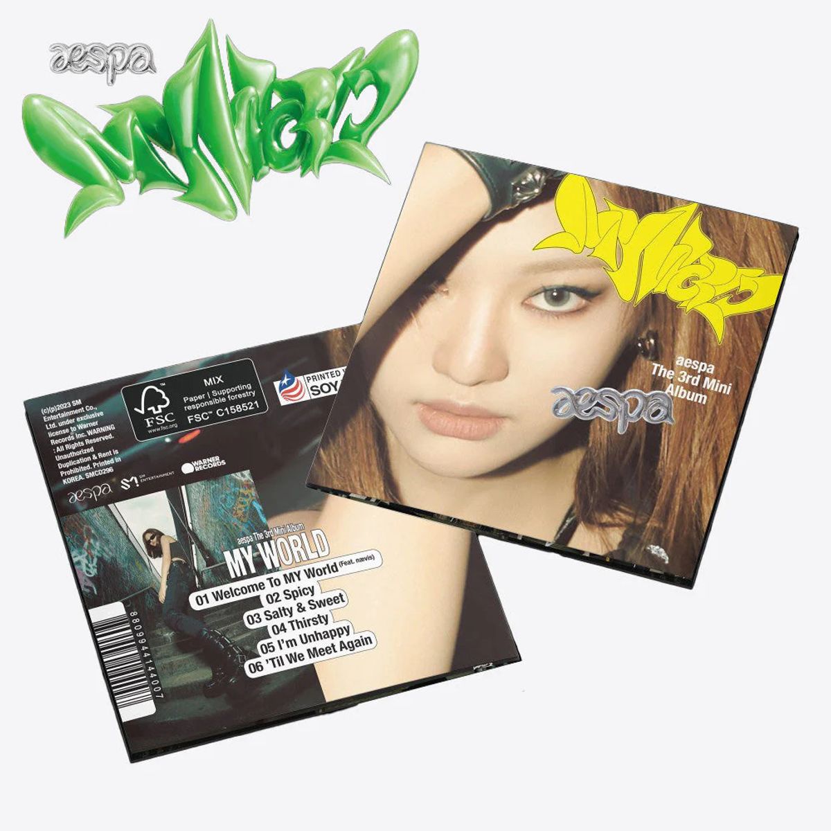 GENERICO - Aespa The 3rd Mini Album - My World poster Ver NINGNING