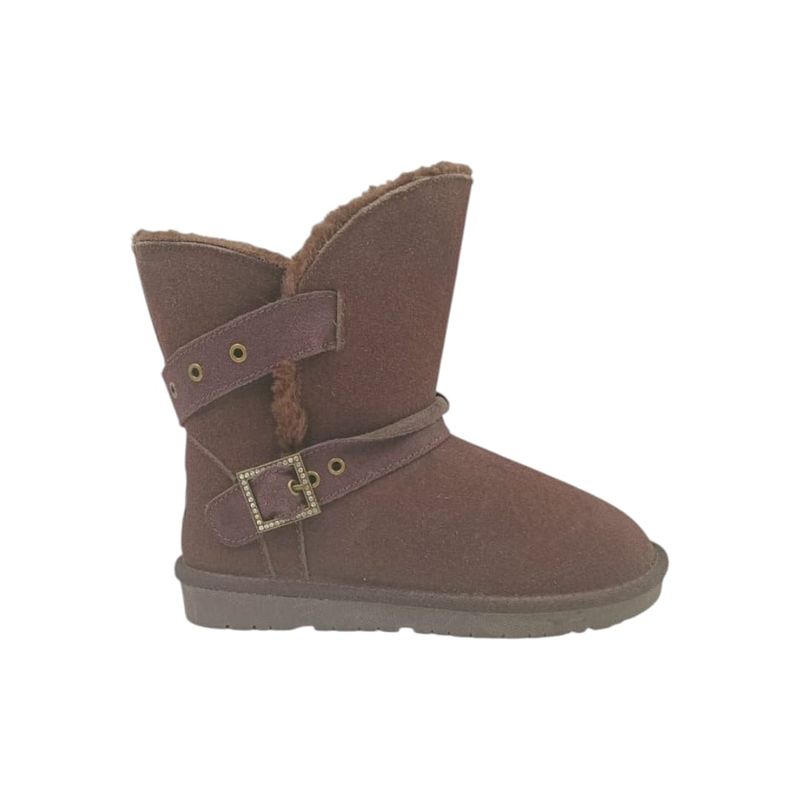 HERIEL - Bota Pantubota Café Chiporro Mujer