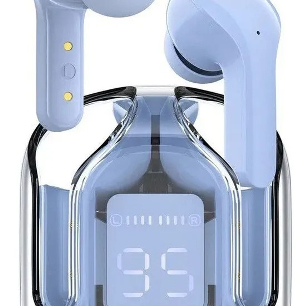 NO LOGO - Audifonos Inalámbricos Pantalla Digital Reducción Ruido Ipx4 Azul