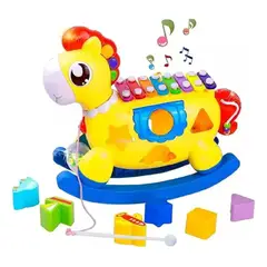 NO LOGO - Piano Balancin Caballito Xilofono Musical Juguete Didactico