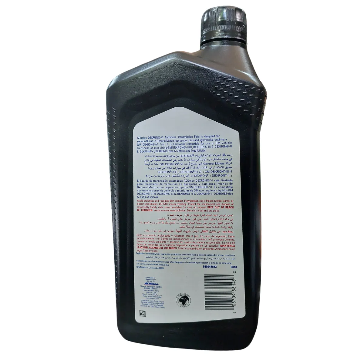 GENERICO - Aceite Para Transmisión Automática Acdelco Atf Dexron Vi 1Lt