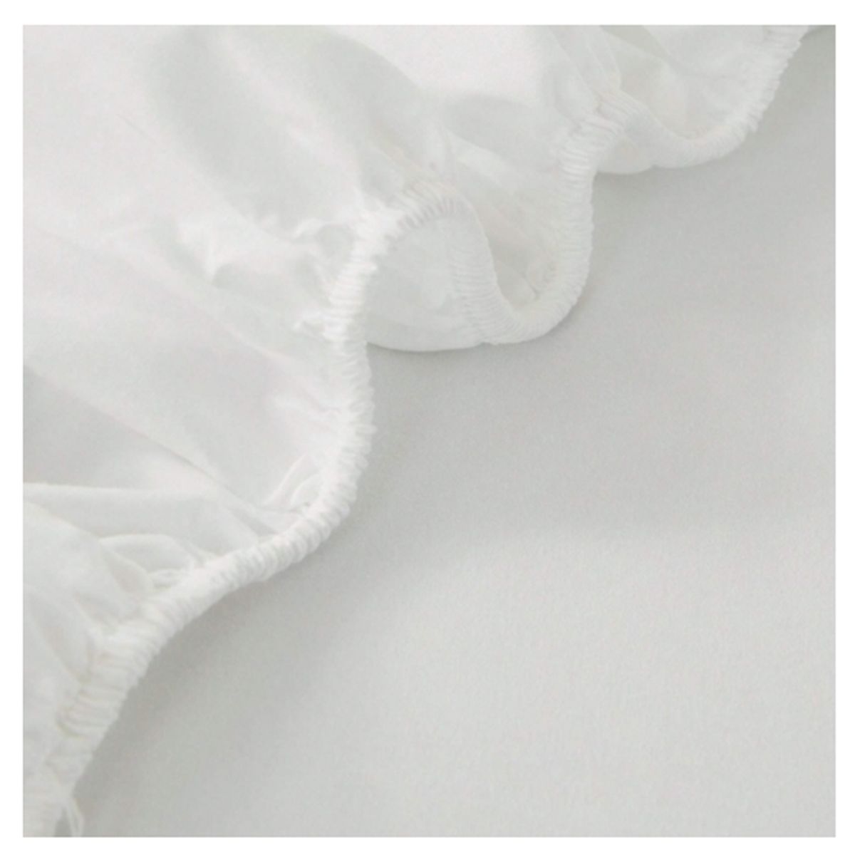 GENERICO - Sábana bajera 1 PLAZA 90x190x35 BLANCO