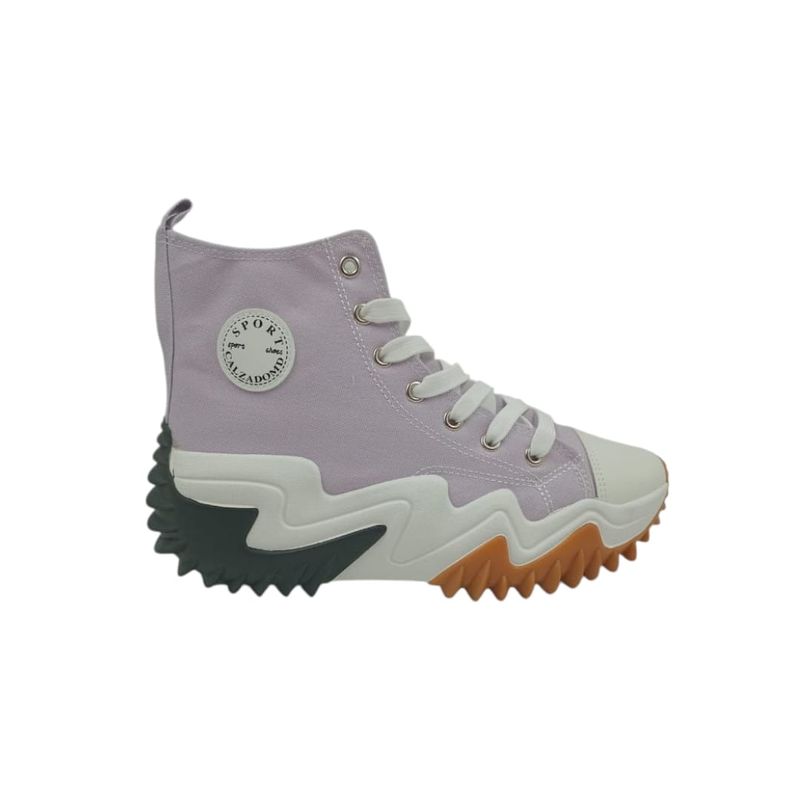 HERIEL - Zapatilla Purpura Plataforma Mujer