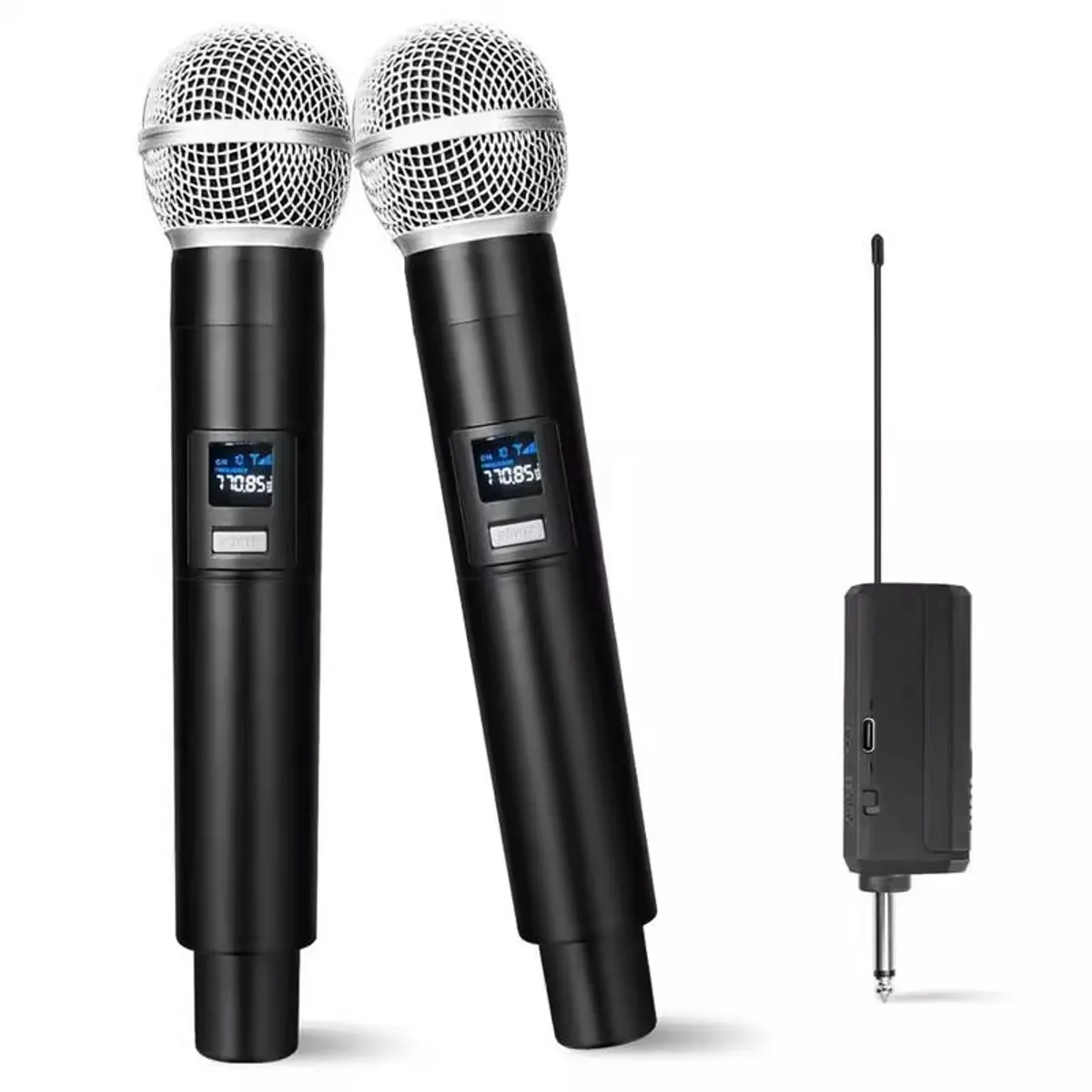 KUANGYE - X2 Micrófono Inalambrico Con Pantalla Led Recargable