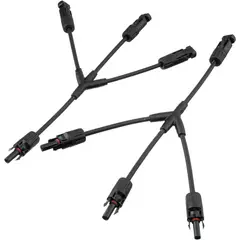 KUANGYE - Mc4 Y 3 A 1 - Mc4 Rama - Conector Para Panel Solar (par)