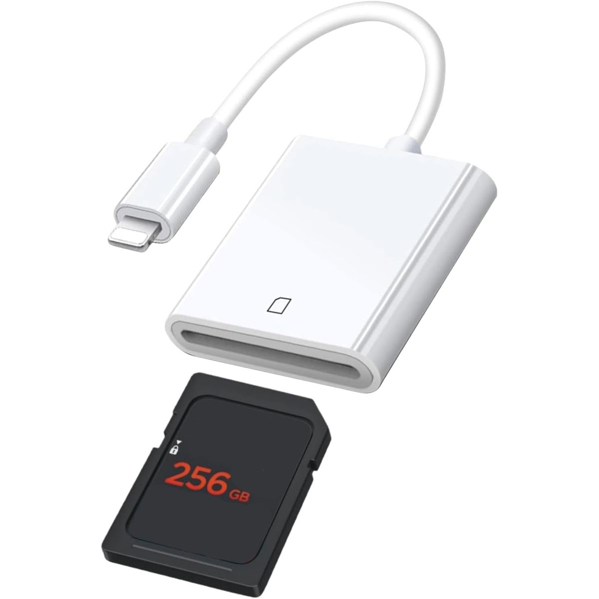 KUANGYE - Cable Adaptador Usb 3.0 Para Lightning A Memoria Sd Camara.