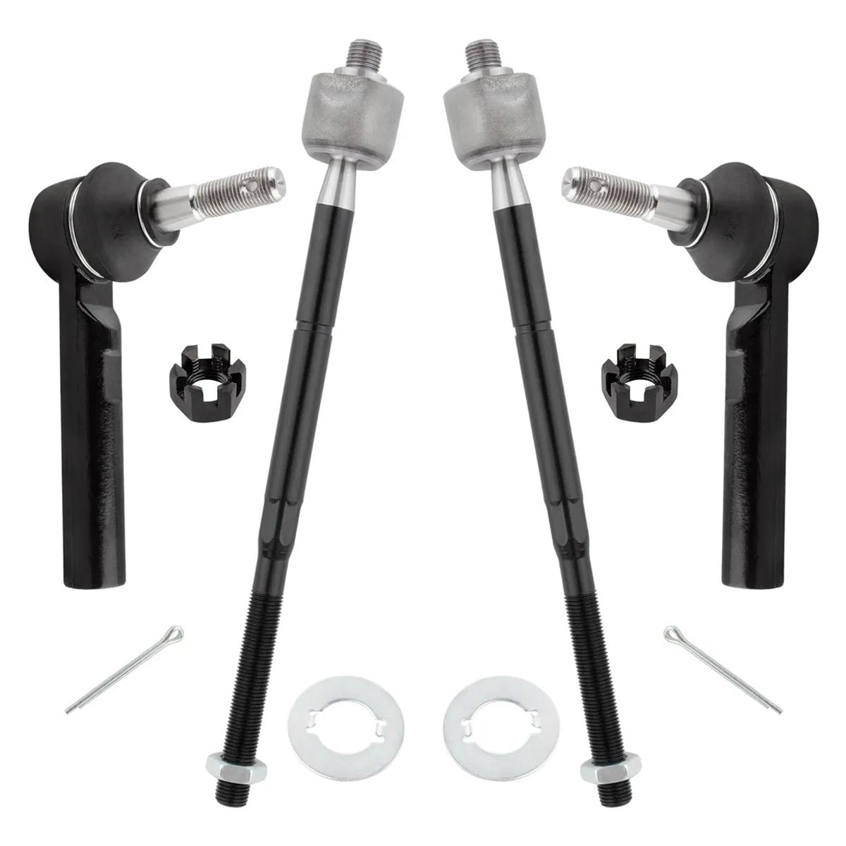 KUANGYE - Kit Terminal Extremo Axial Dirección Jeep Compass 2007-2017