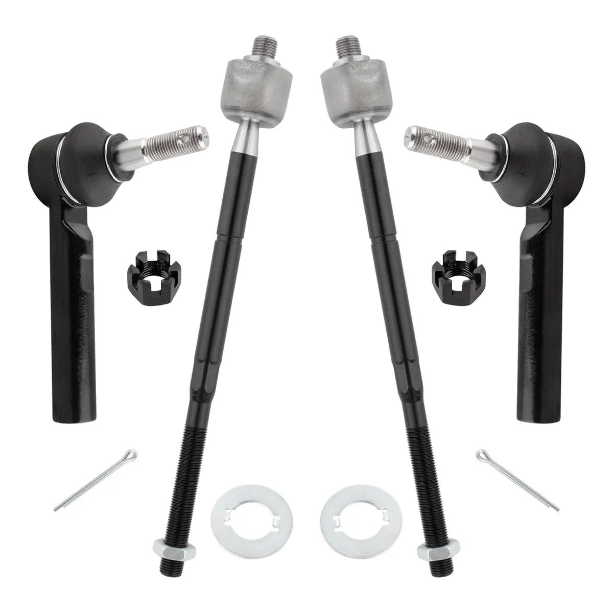 KUANGYE - Kit Terminal Extremo Axial Dirección Jeep Compass 2007-2017