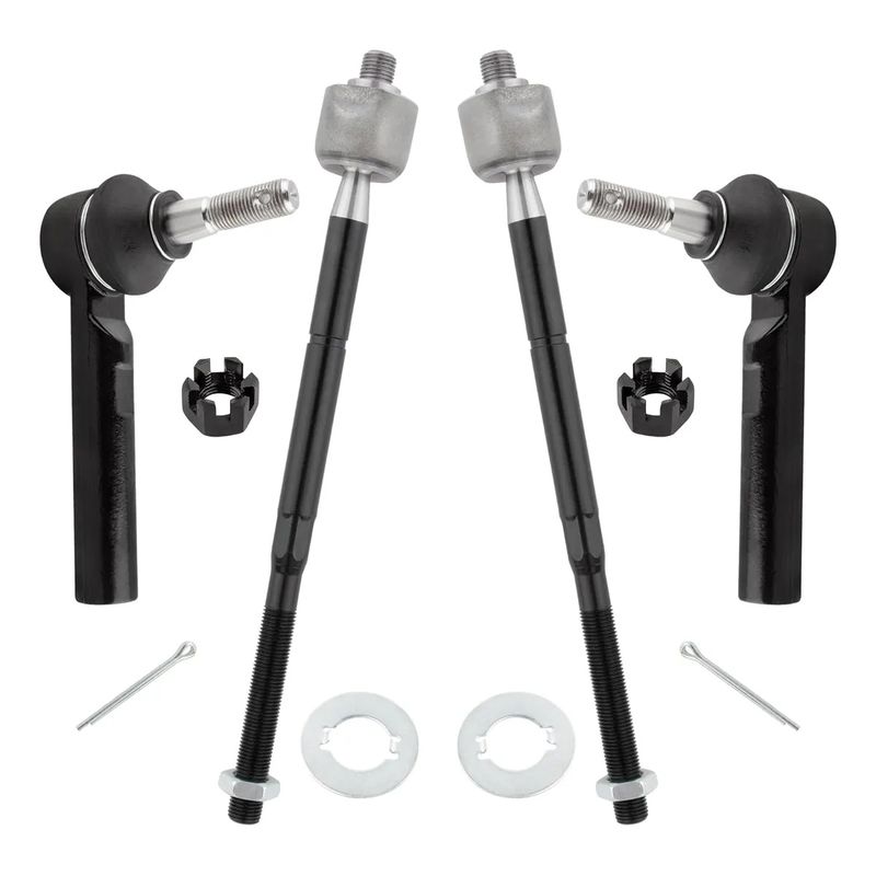 KUANGYE - Kit Terminal Extremo Axial Dirección Jeep Compass 2007-2017