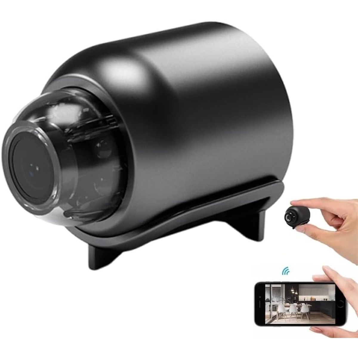 KUANGYE - Mini cámara inalámbrica De Visión Nocturna Micro IP Wifi