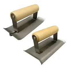 KUANGYE - 1 Rodón Y 1 Ranurador Kit Llanas Para Hormigón Construcción