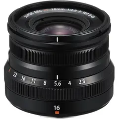 FUJIFILM - XF 16mm F 2.8 R WR Lens - Negro